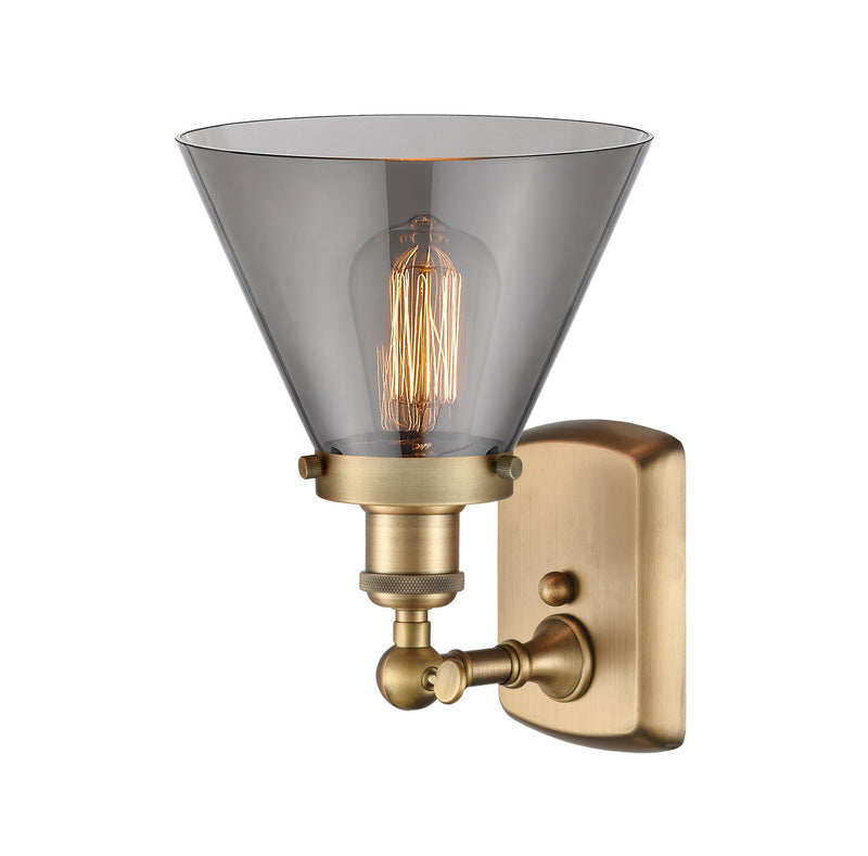 Innovations 916-1W-BB-G43 One Light Wall Sconce, Brushed Brass