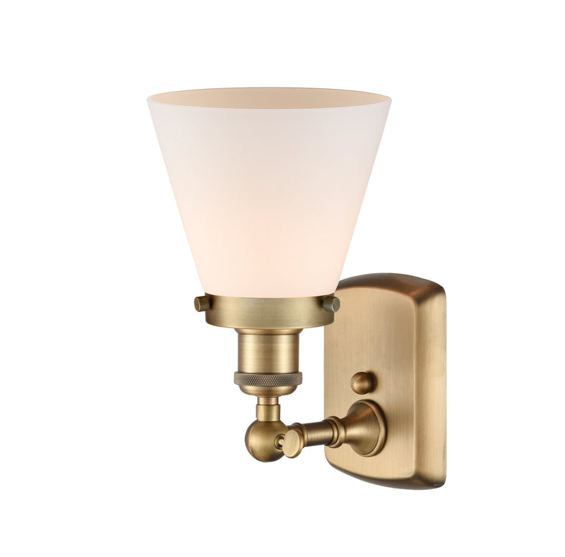 Innovations 916-1W-BB-G61 One Light Wall Sconce, Brushed Brass