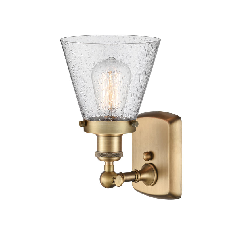 Innovations 916-1W-BB-G64 One Light Wall Sconce, Brushed Brass