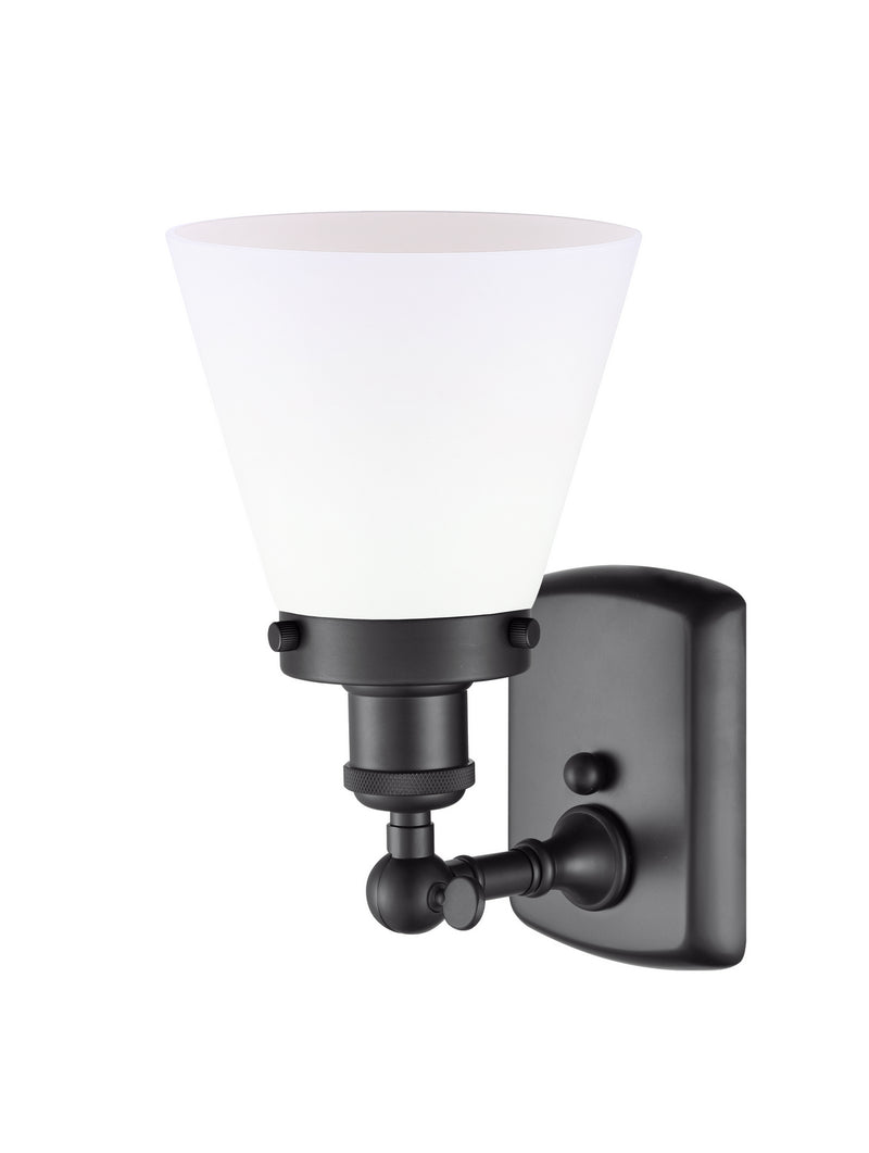 Innovations 916-1W-BK-G61 One Light Wall Sconce, Matte Black