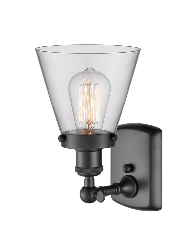 Innovations 916-1W-BK-G62 One Light Wall Sconce, Matte Black