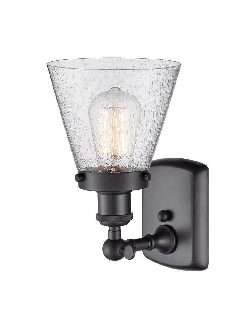 Innovations 916-1W-BK-G64 One Light Wall Sconce, Matte Black