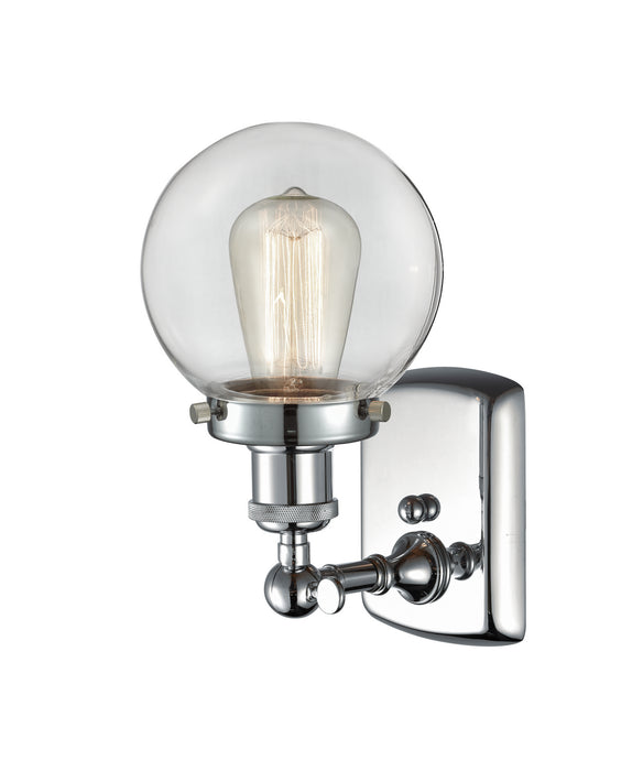 Innovations 916-1W-PC-G202-6 One Light Wall Sconce, Polished Chrome