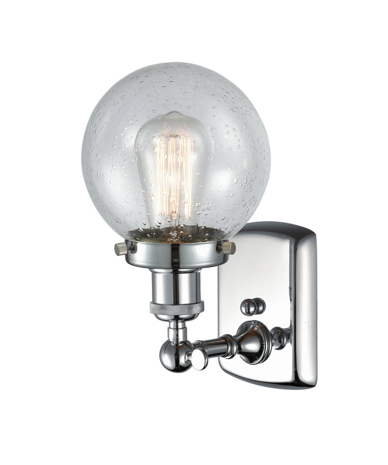 Innovations 916-1W-PC-G204-6 One Light Wall Sconce, Polished Chrome