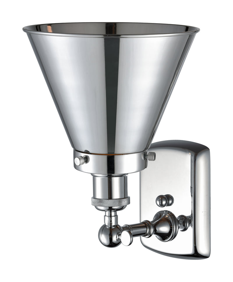 Innovations 916-1W-PC-M13-PC One Light Wall Sconce, Polished Chrome
