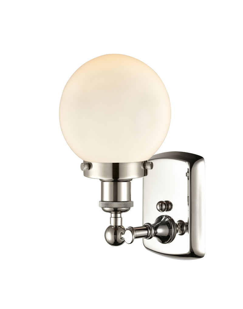 Innovations 916-1W-PN-G201-6 One Light Wall Sconce, Polished Nickel