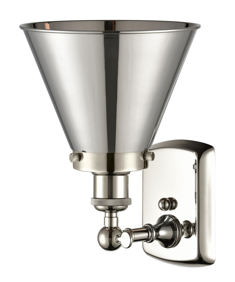Innovations 916-1W-PN-M13-PN One Light Wall Sconce, Polished Nickel