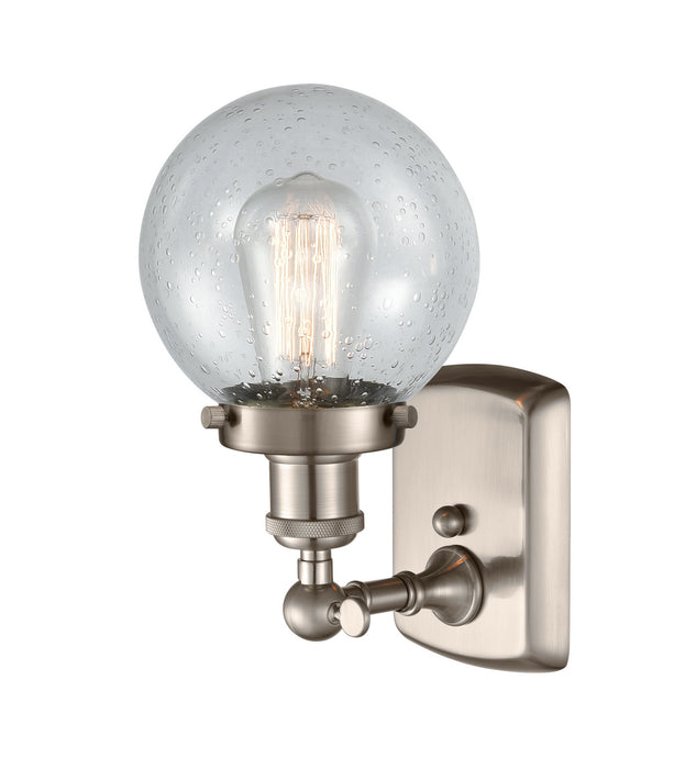 Innovations 916-1W-SN-G204-6 One Light Wall Sconce, Brushed Satin Nickel