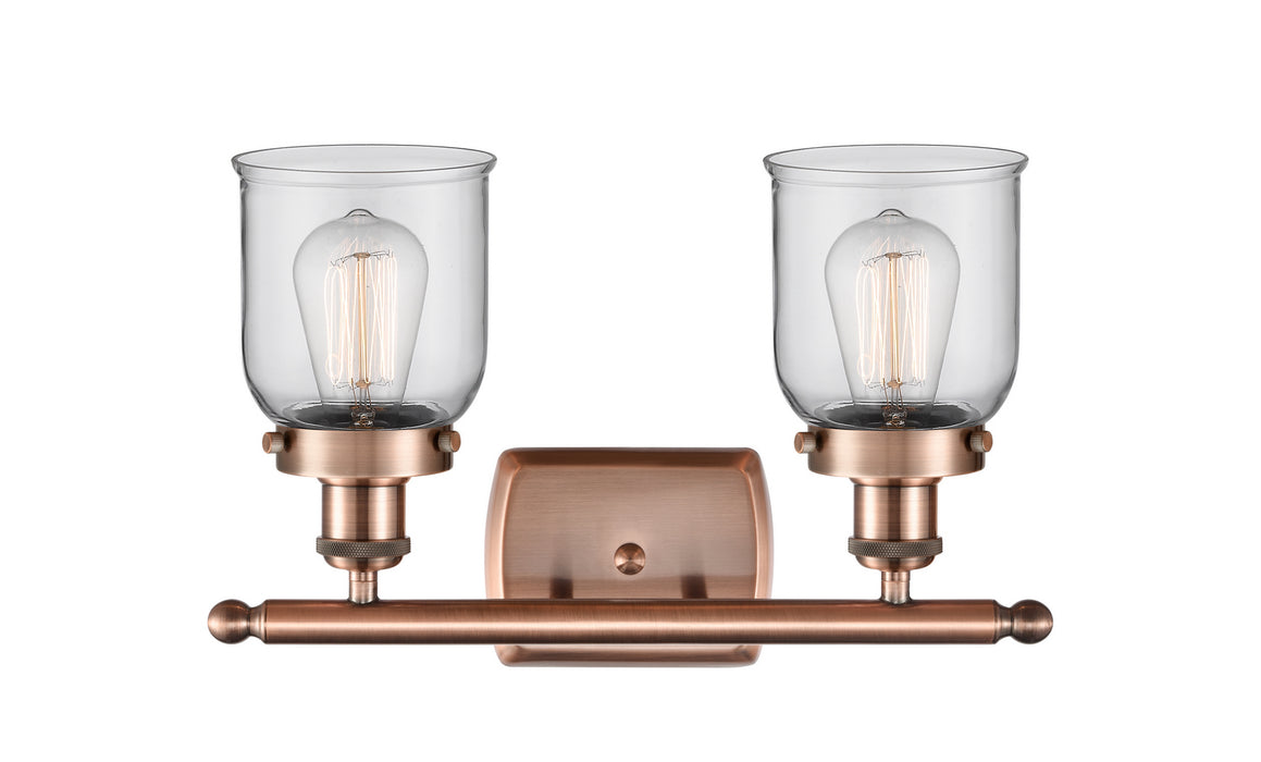 Innovations 916-2W-AC-G52-LED LED Bath Vanity, Antique Copper