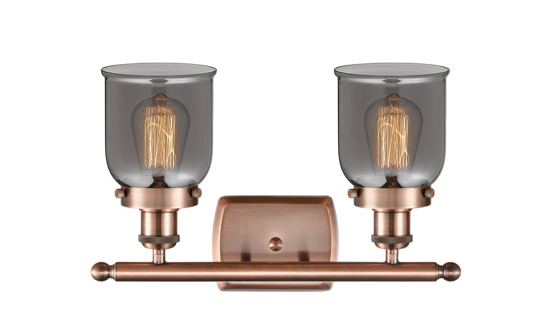 Innovations 916-2W-AC-G53 Two Light Bath Vanity, Antique Copper