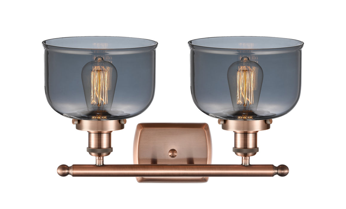Innovations 916-2W-AC-G73 Two Light Bath Vanity, Antique Copper