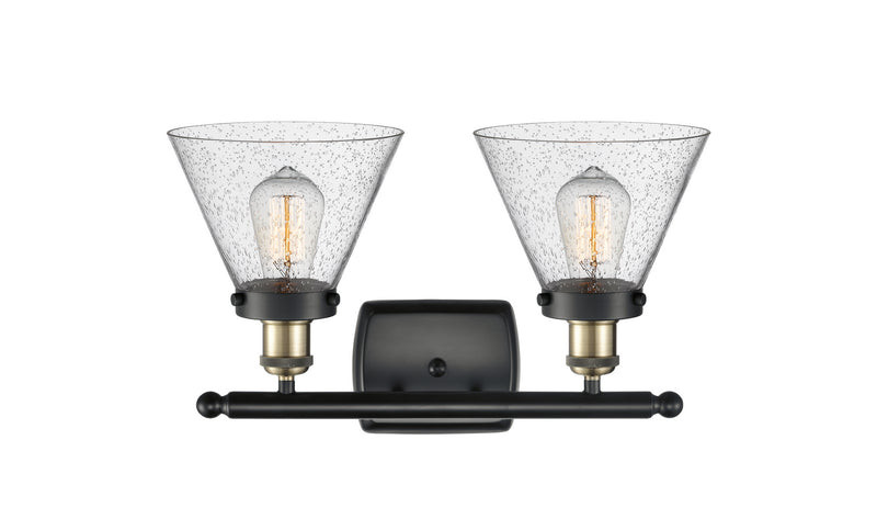 Innovations 916-2W-BAB-G44 Two Light Bath Vanity, Black Antique Brass