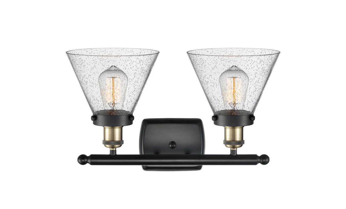 Innovations 916-2W-BAB-G44 Two Light Bath Vanity, Black Antique Brass