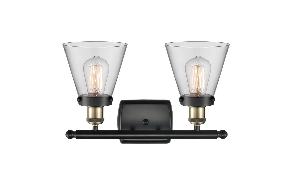 Innovations 916-2W-BAB-G62 Two Light Bath Vanity, Black Antique Brass