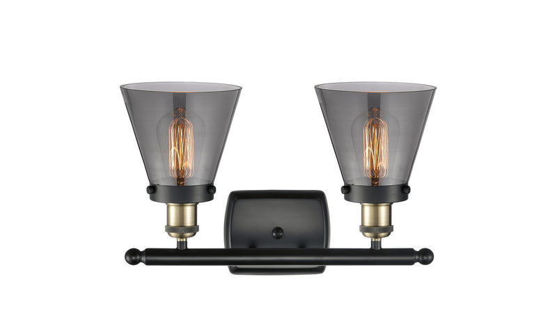 Innovations 916-2W-BAB-G63 Two Light Bath Vanity, Black Antique Brass