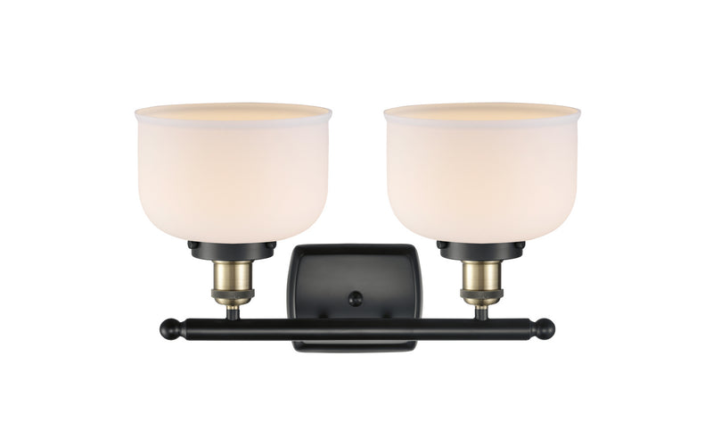 Innovations 916-2W-BAB-G71 Two Light Bath Vanity, Black Antique Brass