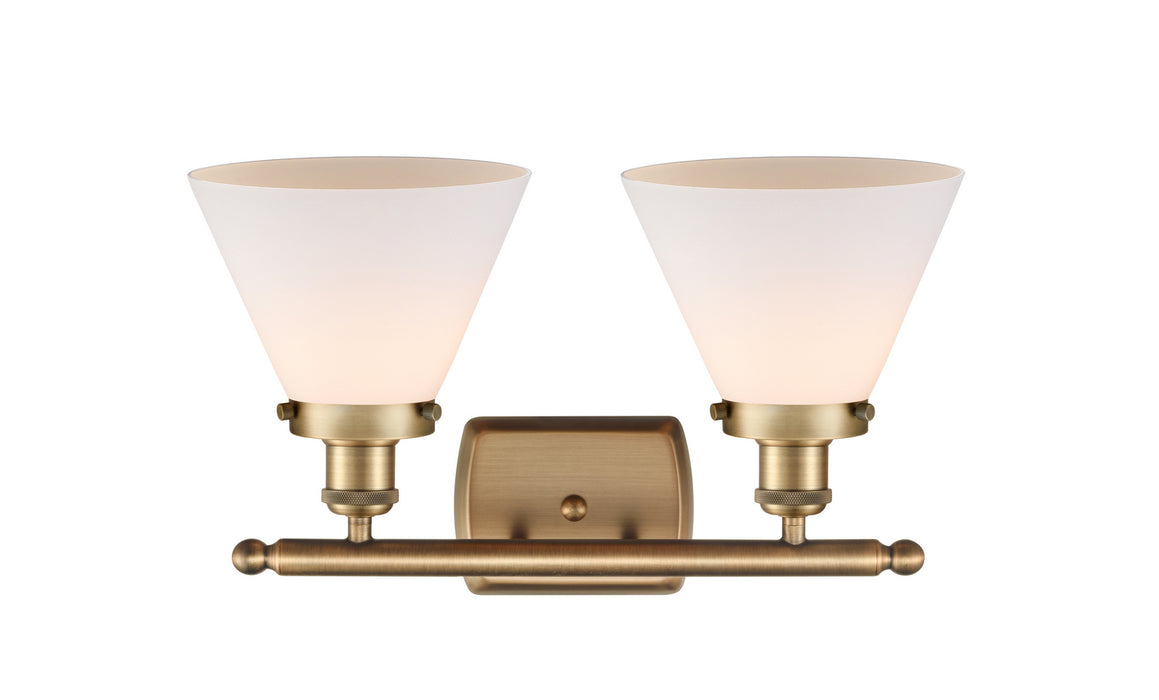 Innovations 916-2W-BB-G41 Two Light Bath Vanity, Brushed Brass