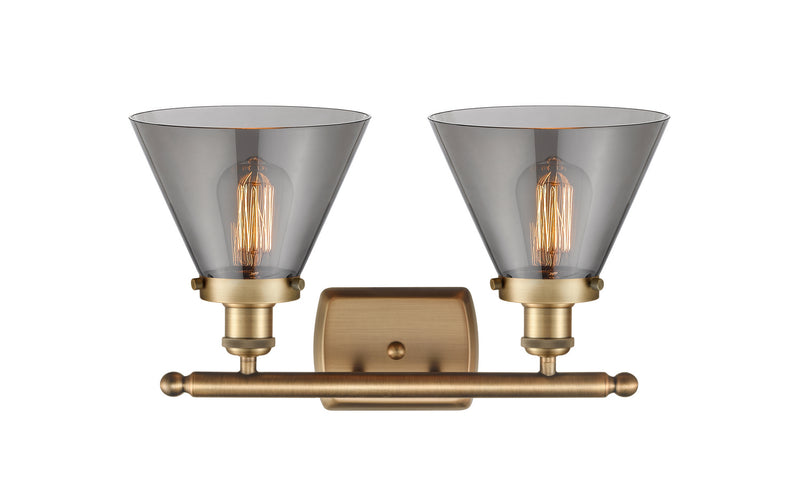 Innovations 916-2W-BB-G43-LED LED Bath Vanity, Brushed Brass