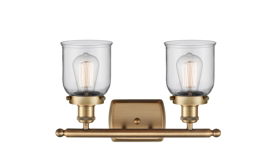 Innovations 916-2W-BB-G52 Two Light Bath Vanity, Brushed Brass