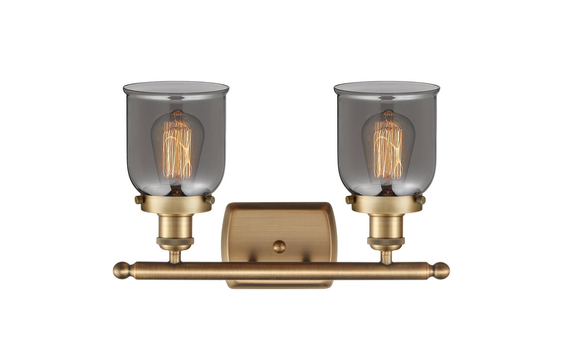 Innovations 916-2W-BB-G53 Two Light Bath Vanity, Brushed Brass