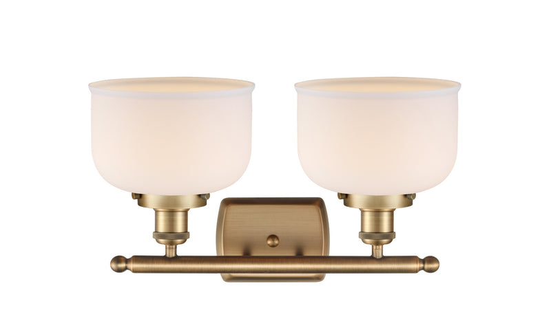 Innovations 916-2W-BB-G71 Two Light Bath Vanity, Brushed Brass