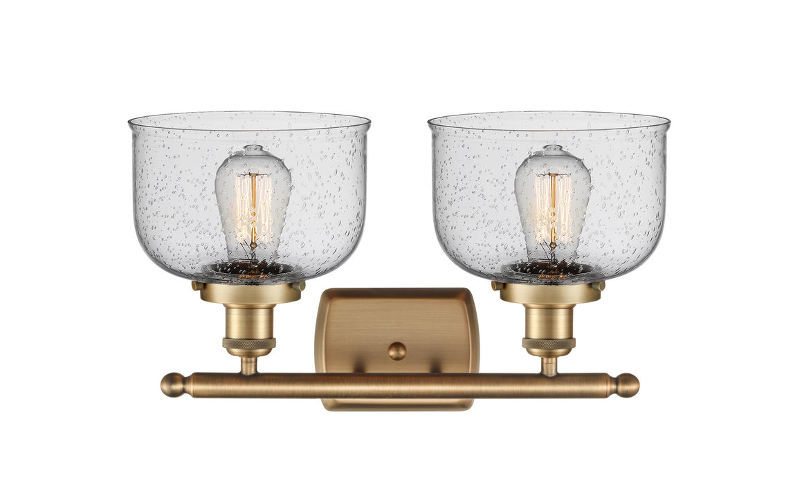 Innovations 916-2W-BB-G74 Two Light Bath Vanity, Brushed Brass