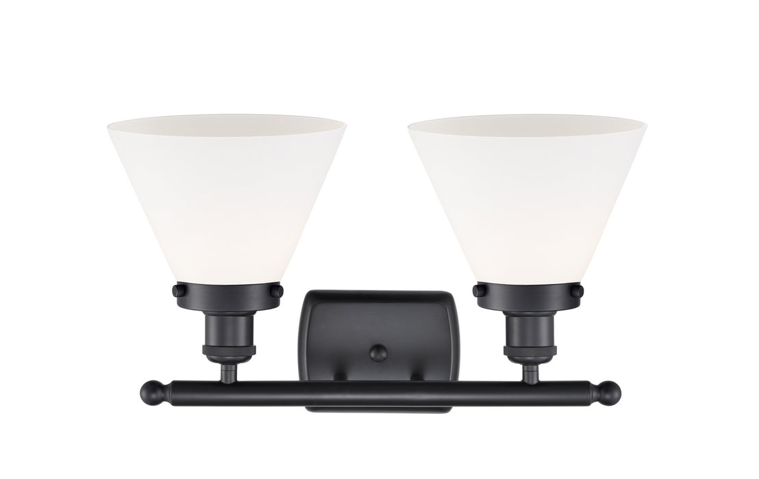Innovations 916-2W-BK-G41-LED LED Bath Vanity, Matte Black