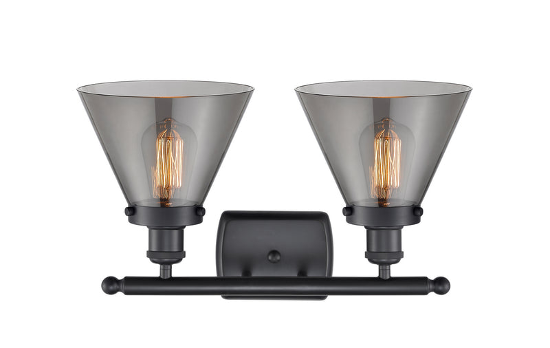 Innovations 916-2W-BK-G43-LED LED Bath Vanity, Matte Black