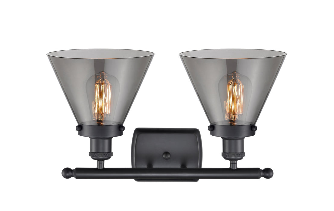 Innovations 916-2W-BK-G43-LED LED Bath Vanity, Matte Black