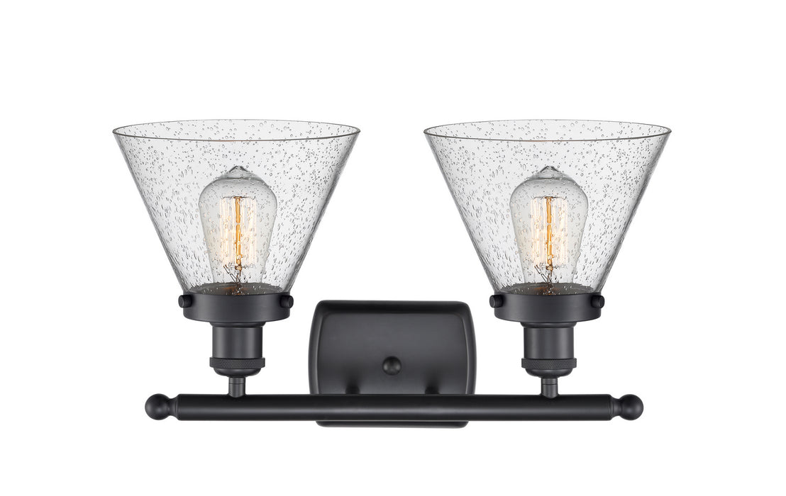 Innovations 916-2W-BK-G44-LED LED Bath Vanity, Matte Black