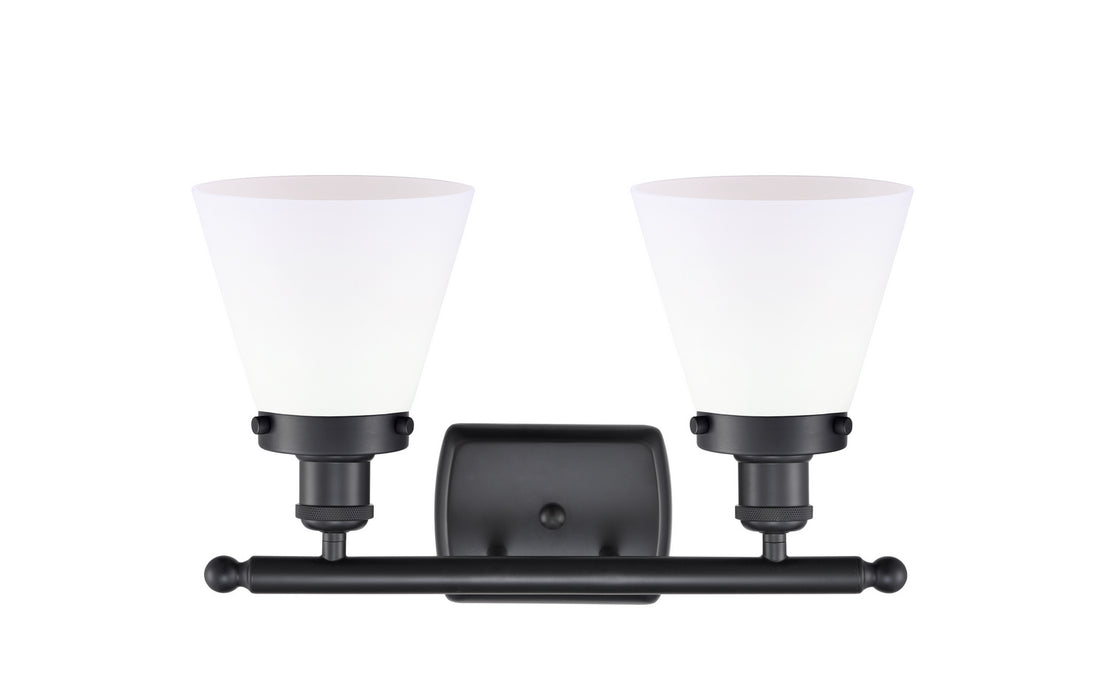 Innovations 916-2W-BK-G61-LED LED Bath Vanity, Matte Black