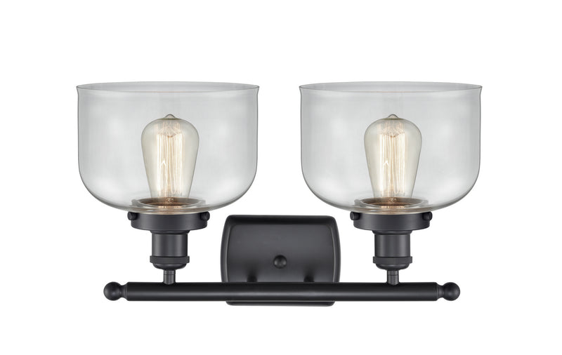 Innovations 916-2W-BK-G72-LED LED Bath Vanity, Matte Black