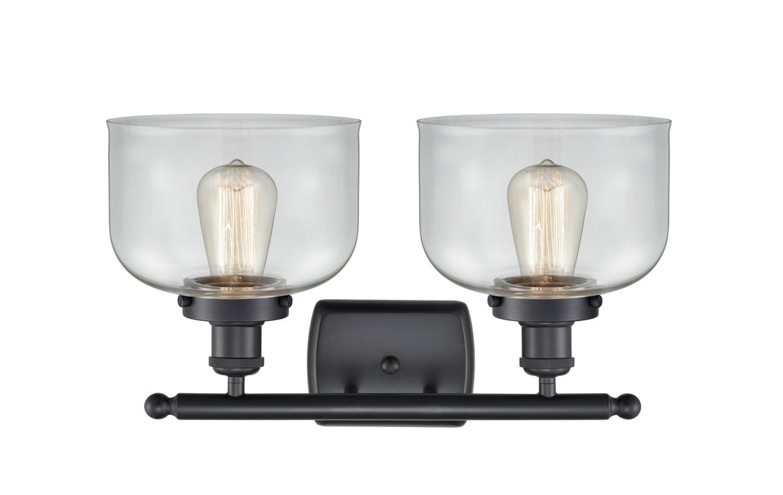Innovations 916-2W-BK-G72-LED LED Bath Vanity, Matte Black