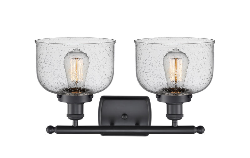Innovations 916-2W-BK-G74-LED LED Bath Vanity, Matte Black