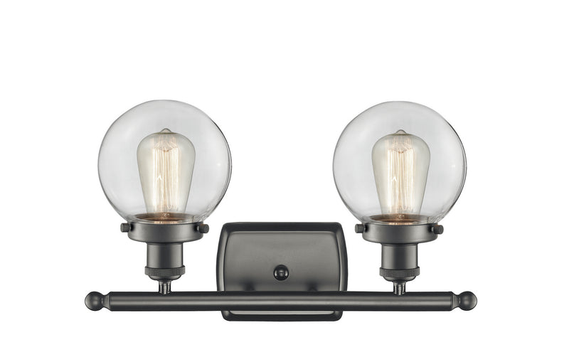 Innovations 916-2W-OB-G202-6-LED LED Bath Vanity, Oil Rubbed Bronze