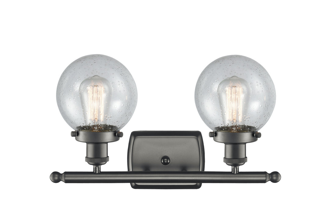 Innovations 916-2W-OB-G204-6-LED LED Bath Vanity, Oil Rubbed Bronze