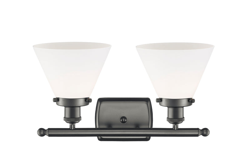 Innovations 916-2W-OB-G41 Two Light Bath Vanity, Oil Rubbed Bronze