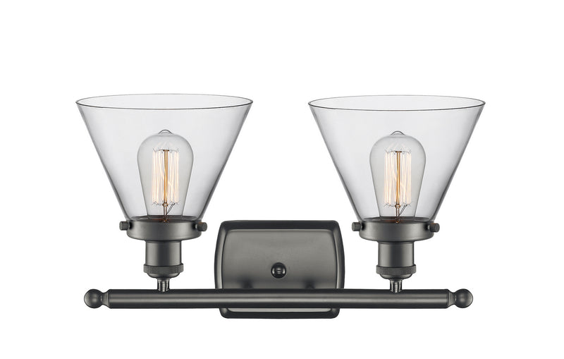 Innovations 916-2W-OB-G42 Two Light Bath Vanity, Oil Rubbed Bronze