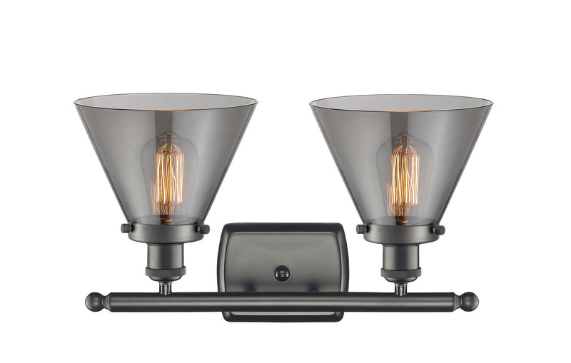 Innovations 916-2W-OB-G43 Two Light Bath Vanity, Oil Rubbed Bronze