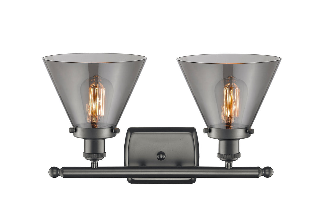 Innovations 916-2W-OB-G43-LED LED Bath Vanity, Oil Rubbed Bronze