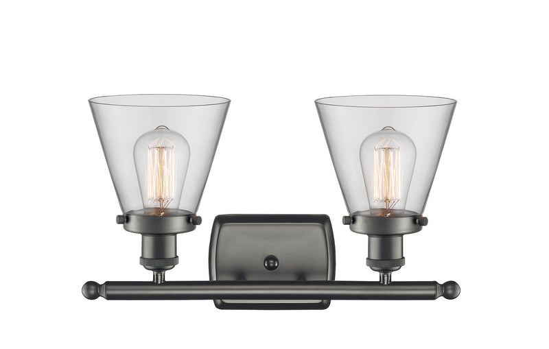Innovations 916-2W-OB-G62 Two Light Bath Vanity, Oil Rubbed Bronze