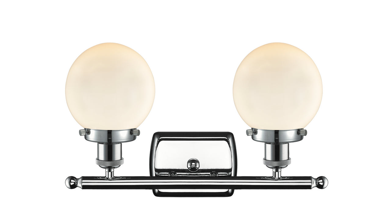 Innovations 916-2W-PC-G201-6 Two Light Bath Vanity, Polished Chrome