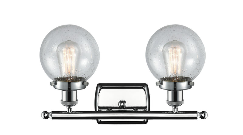 Innovations 916-2W-PC-G204-6-LED LED Bath Vanity, Polished Chrome