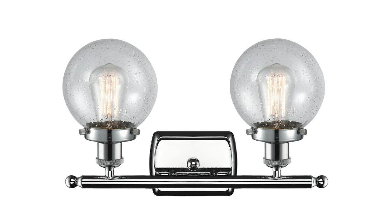 Innovations 916-2W-PC-G204-6-LED LED Bath Vanity, Polished Chrome