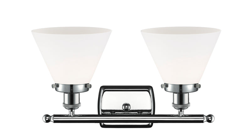 Innovations 916-2W-PC-G41 Two Light Bath Vanity, Polished Chrome