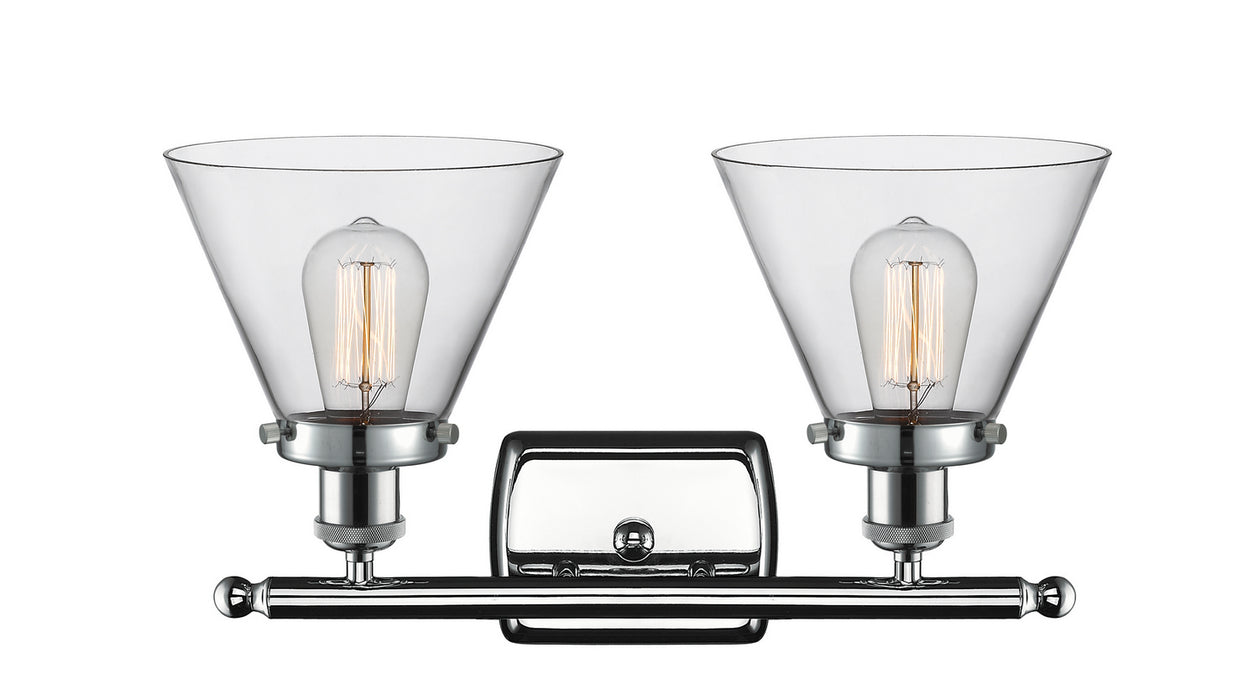 Innovations 916-2W-PC-G42 Two Light Bath Vanity, Polished Chrome