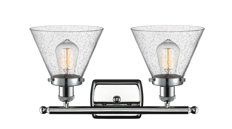 Innovations 916-2W-PC-G44 Two Light Bath Vanity, Polished Chrome