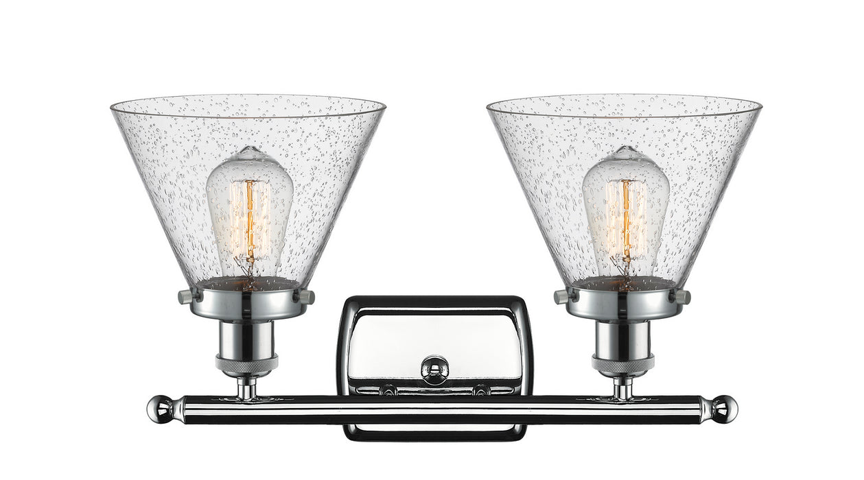 Innovations 916-2W-PC-G44 Two Light Bath Vanity, Polished Chrome