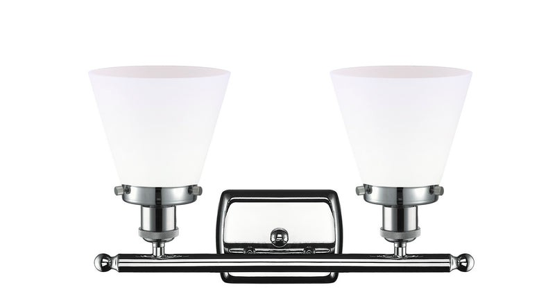 Innovations 916-2W-PC-G61 Two Light Bath Vanity, Polished Chrome