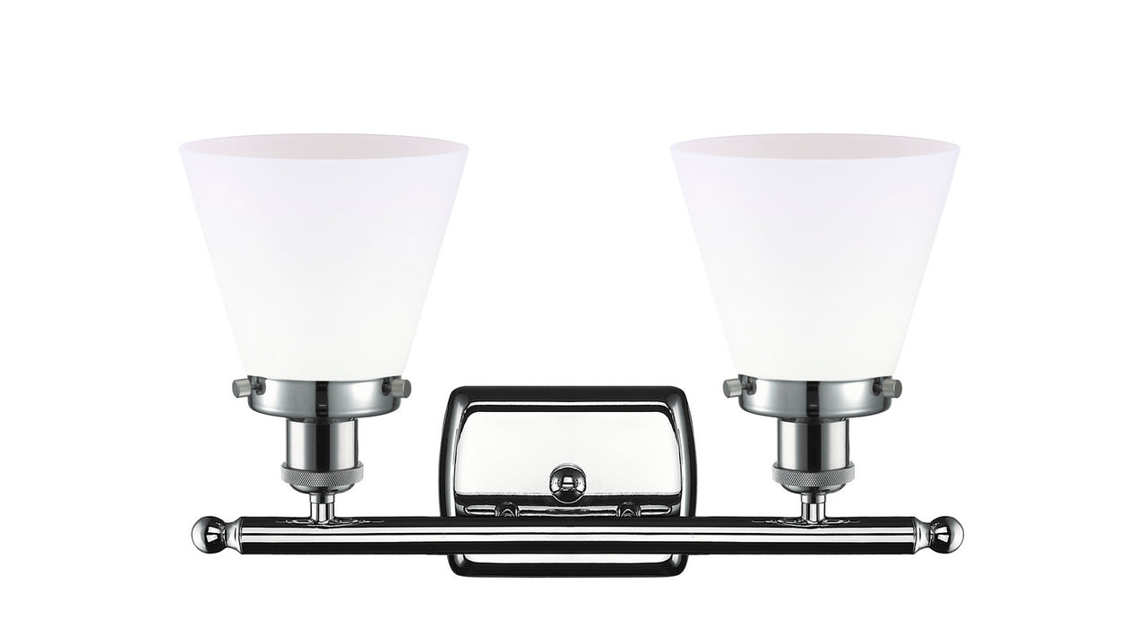 Innovations 916-2W-PC-G61 Two Light Bath Vanity, Polished Chrome